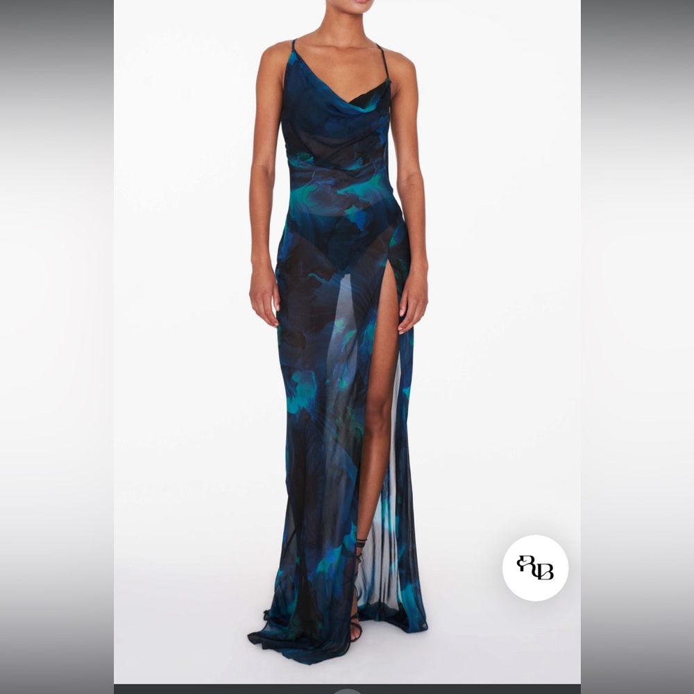 Dark blue and green Rat & Boa Rafina dress